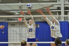 Volleyball vs Emerson  Wheaton College Women's Volleyball vs Emerson College. - Photo by Keith Nordstrom : Wheaton, Volleyball, VB2019